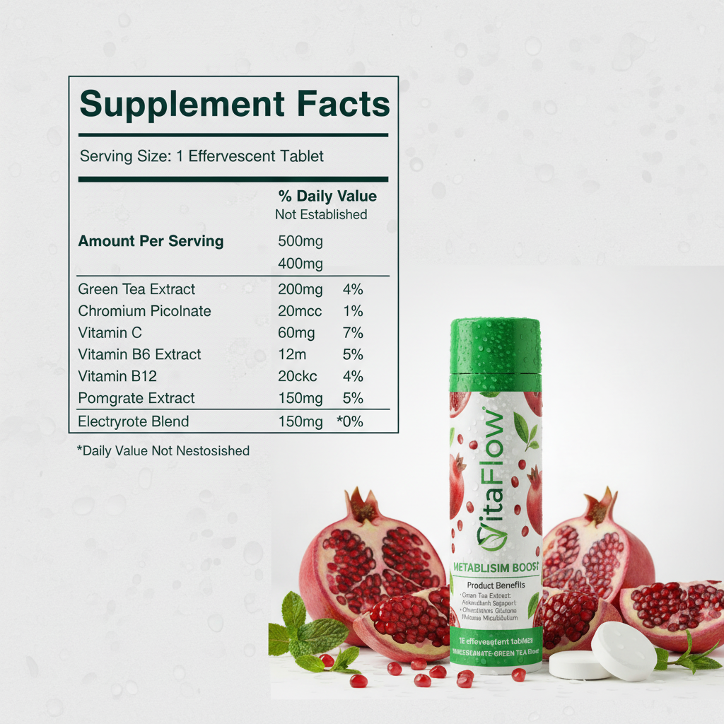 VitalFlow Ingredients Table